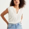 WE FASHION Met Glittergaren - Débardeur - White -We Fashion Soldes Boutique 001c287c865a48f1b7816681980aa387