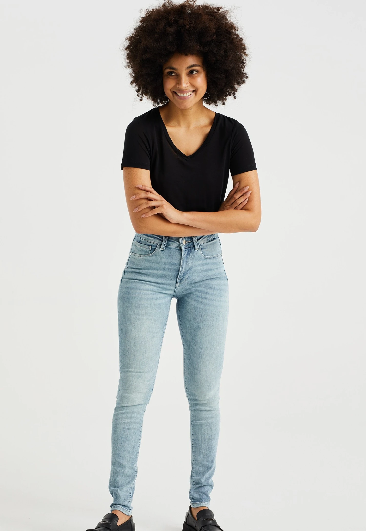 WE FASHION High Rise Super Met Comfort-Stretc - Jeans Skinny - Blue 4 WE FASHION High Rise Super Met Comfort-Stretc - Jeans Skinny - Blue – Image 2