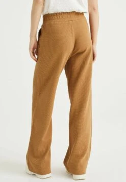 WE FASHION Met Structuur - Pantalon Classique - Brown -We Fashion Soldes Boutique 01d28e8e962f40c4b37c62b2f148d412