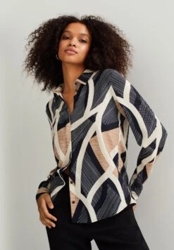 WE FASHION Chemisier - Beige -We Fashion Soldes Boutique 0232889066de4910bb2ad99f7a51e461