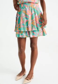 WE FASHION Met Dessin - Jupe Trapèze - Multi-Coloured
