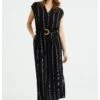 WE FASHION Met Ceintuur - Robe Longue - Black 1 WE FASHION Met Ceintuur - Robe Longue - Black -We Fashion Soldes Boutique 05122bb41fbc4481a7daa675fc4ed403