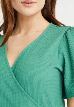 WE FASHION Met Structuur - Robe De Jour - Green -We Fashion Soldes Boutique 0774c2104a0643af8561312a3ccce947