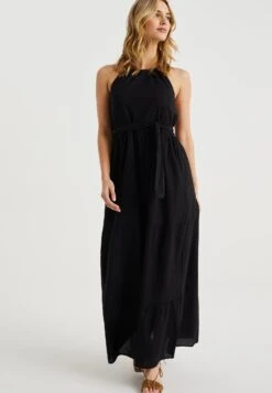 WE FASHION Robe Longue - Black