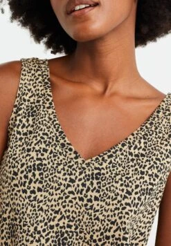 WE FASHION Singlet Met Dessin - Débardeur - Beige -We Fashion Soldes Boutique 091d4a2cda8e44a3a9660aaaa3ad891e