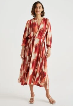 WE FASHION Met Dessin - Robe De Jour - Red