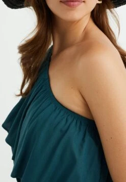 WE FASHION One-Shoulder Jurk - Robe Longue - Green -We Fashion Soldes Boutique 0a0223fc9ac0487090d1af1d9d4148cf