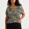 WE FASHION Met Dessin-Curve - T-Shirt Imprimé - Multicoloured -We Fashion Soldes Boutique 0c67a0c37cf342aabd7e1c99bbe842bc