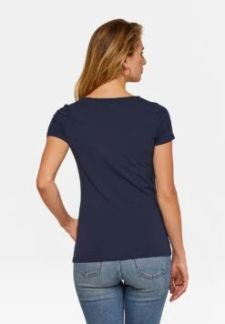 WE FASHION Aus Bio - T-Shirt Basique - Dark Blue -We Fashion Soldes Boutique 0cbd814872d24634a09d2a3bc6b15ec2
