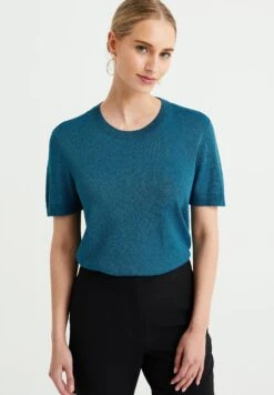 WE FASHION T-Shirt Basique - Blue