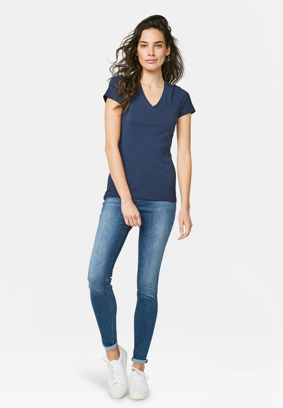 WE FASHION T-Shirt Basique - Dark Blue 4 WE FASHION T-Shirt Basique - Dark Blue – Image 2