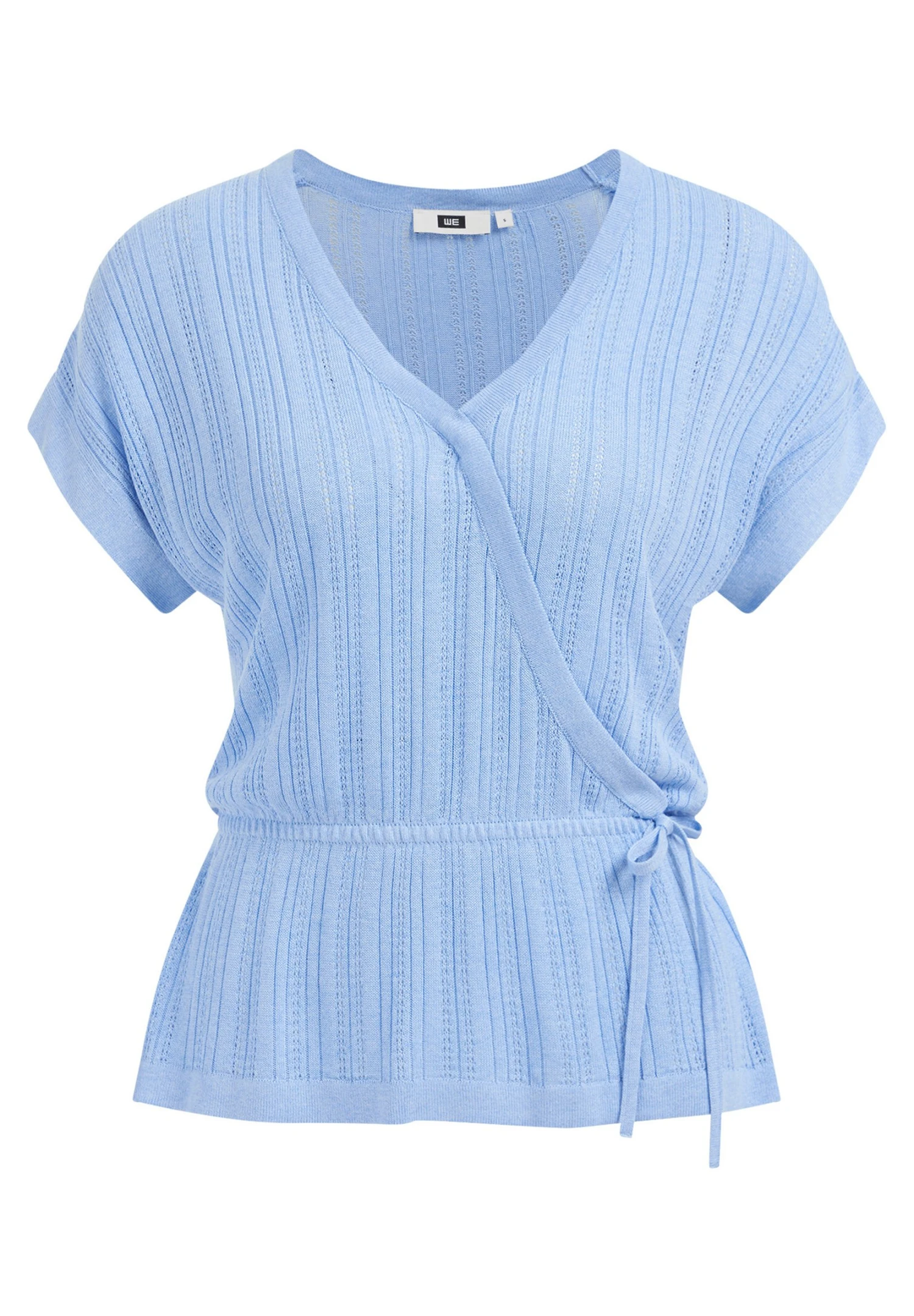 WE FASHION Met Opengewerkt Dessin - T-Shirt Imprimé - Blue 7 WE FASHION Met Opengewerkt Dessin - T-Shirt Imprimé - Blue – Image 5