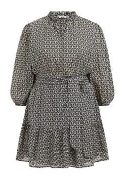 WE FASHION Met Dessin Curve - Robe De Jour - Black -We Fashion Soldes Boutique 0fb01cfab5f147c9a3182aec200188b3