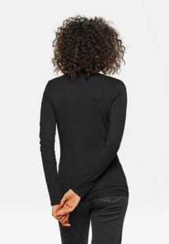 WE FASHION Aus Bio - T-Shirt À Manches Longues - Black -We Fashion Soldes Boutique 109c57e73f86429482678035344d37b5