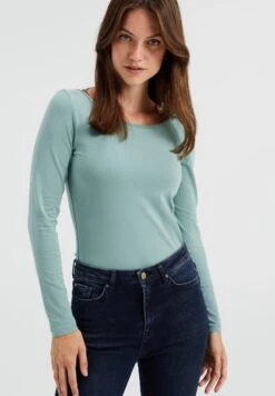 WE FASHION T-Shirt À Manches Longues - Green