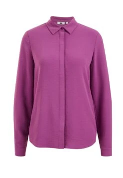 WE FASHION Chemisier - Lila -We Fashion Soldes Boutique 1176b7cb3d9e4f0e8deac60a42034f78
