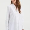 WE FASHION Relaxed Fit - Chemisier - White -We Fashion Soldes Boutique 11ddd3f1978d48129557ddd9584a7e11