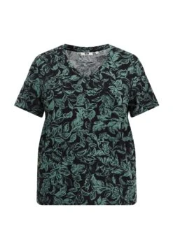 WE FASHION Curve - T-Shirt Imprimé - Green -We Fashion Soldes Boutique 11fd13815f4145e4b87d2814e7796bf8