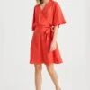 WE FASHION Overslag - Robe De Jour - Red
