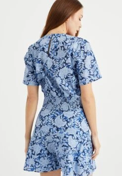 WE FASHION Met Dessin - Blouse - Blue -We Fashion Soldes Boutique 19559d05bfb84184844ffb58a8f19b99