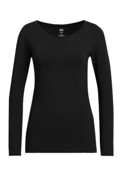 WE FASHION T-Shirt À Manches Longues - Black -We Fashion Soldes Boutique 1a94aa93f82b497988b35d5b06390608