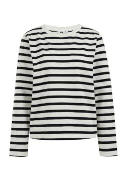WE FASHION Striped - T-Shirt À Manches Longues - Black -We Fashion Soldes Boutique 1da54c20e64a4419bfa61565ac609c35