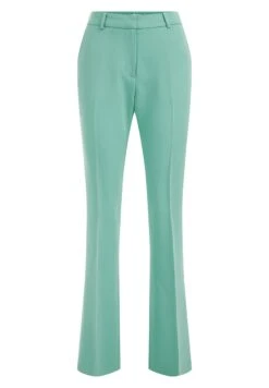 WE FASHION Regular Fit - Pantalon Classique - Turquoise -We Fashion Soldes Boutique 1df382451e2241cea43a205c608b3387