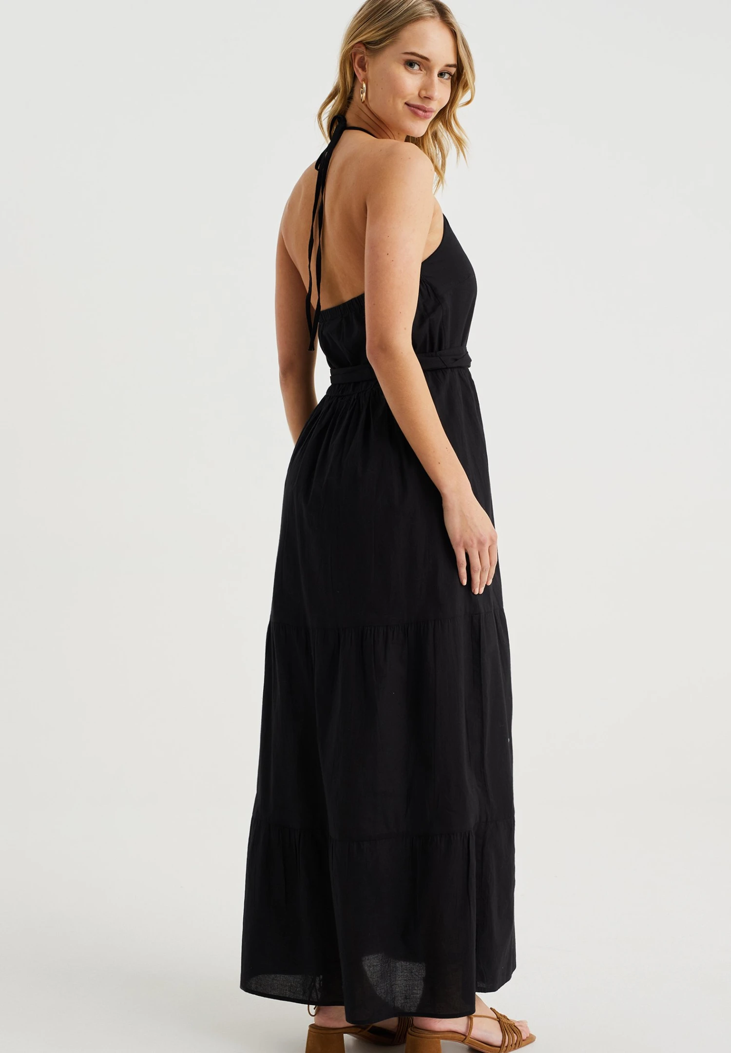 WE FASHION Robe Longue - Black 4 WE FASHION Robe Longue - Black – Image 2