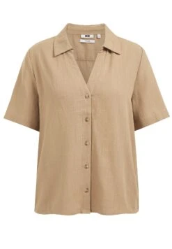 WE FASHION Van Mix - Chemisier - Beige -We Fashion Soldes Boutique 205495d13d8c4cab9f4571ae00905860