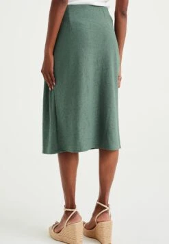 WE FASHION Jupe Trapèze - Green -We Fashion Soldes Boutique 214deb0e7e6740fc987fe5aa4c95c277