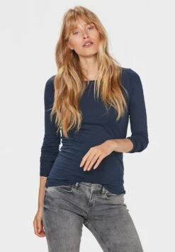 WE FASHION T-Shirt À Manches Longues - Blue