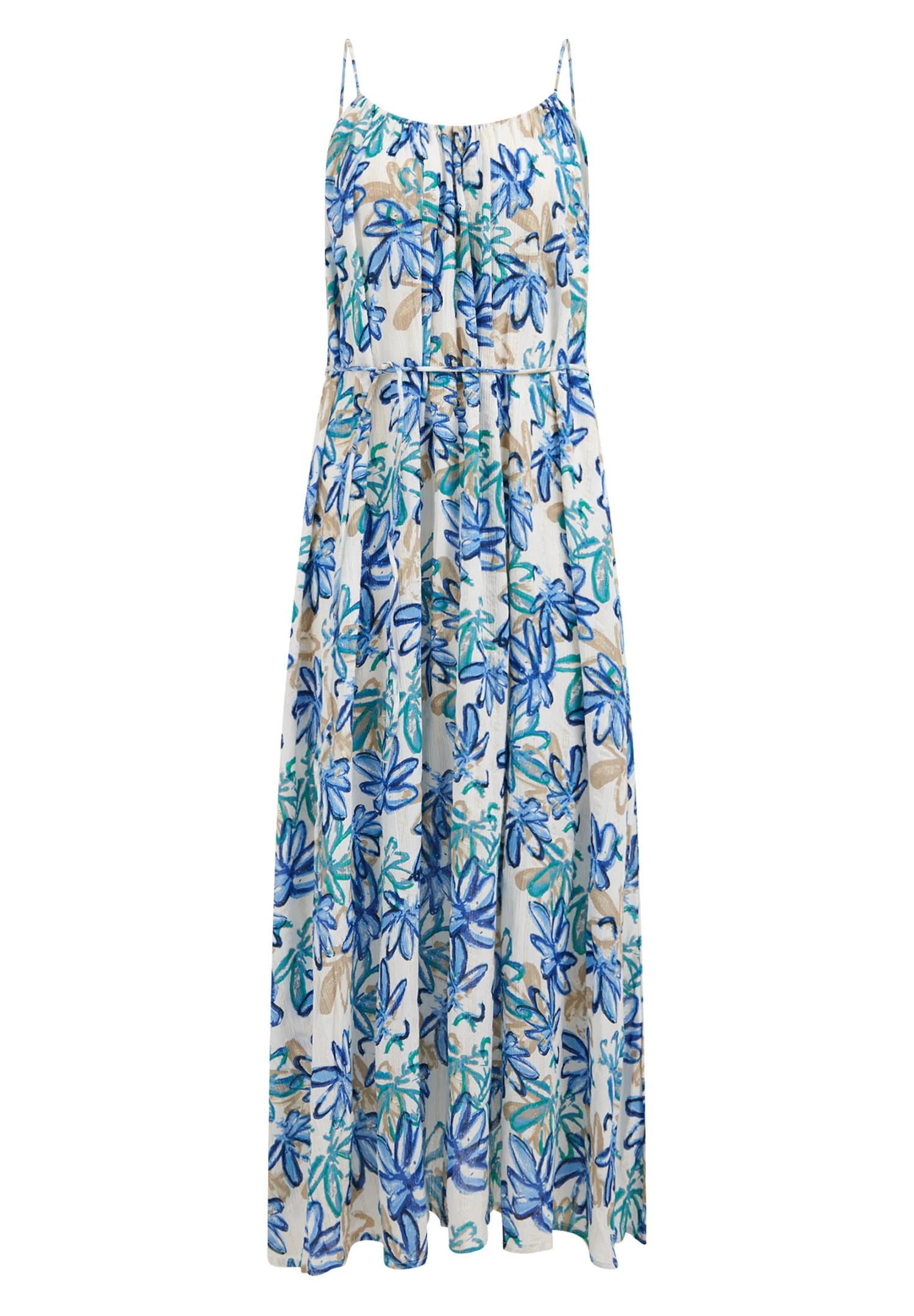 WE FASHION Met Glittergaren - Robe Longue - White 7 WE FASHION Met Glittergaren - Robe Longue - White – Image 5