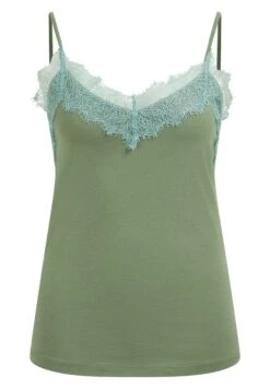 WE FASHION Singlet Met Kant - Débardeur - Green 11 WE FASHION Singlet Met Kant - Débardeur - Green -We Fashion Soldes Boutique 241327af34664a658970e964c590aea7