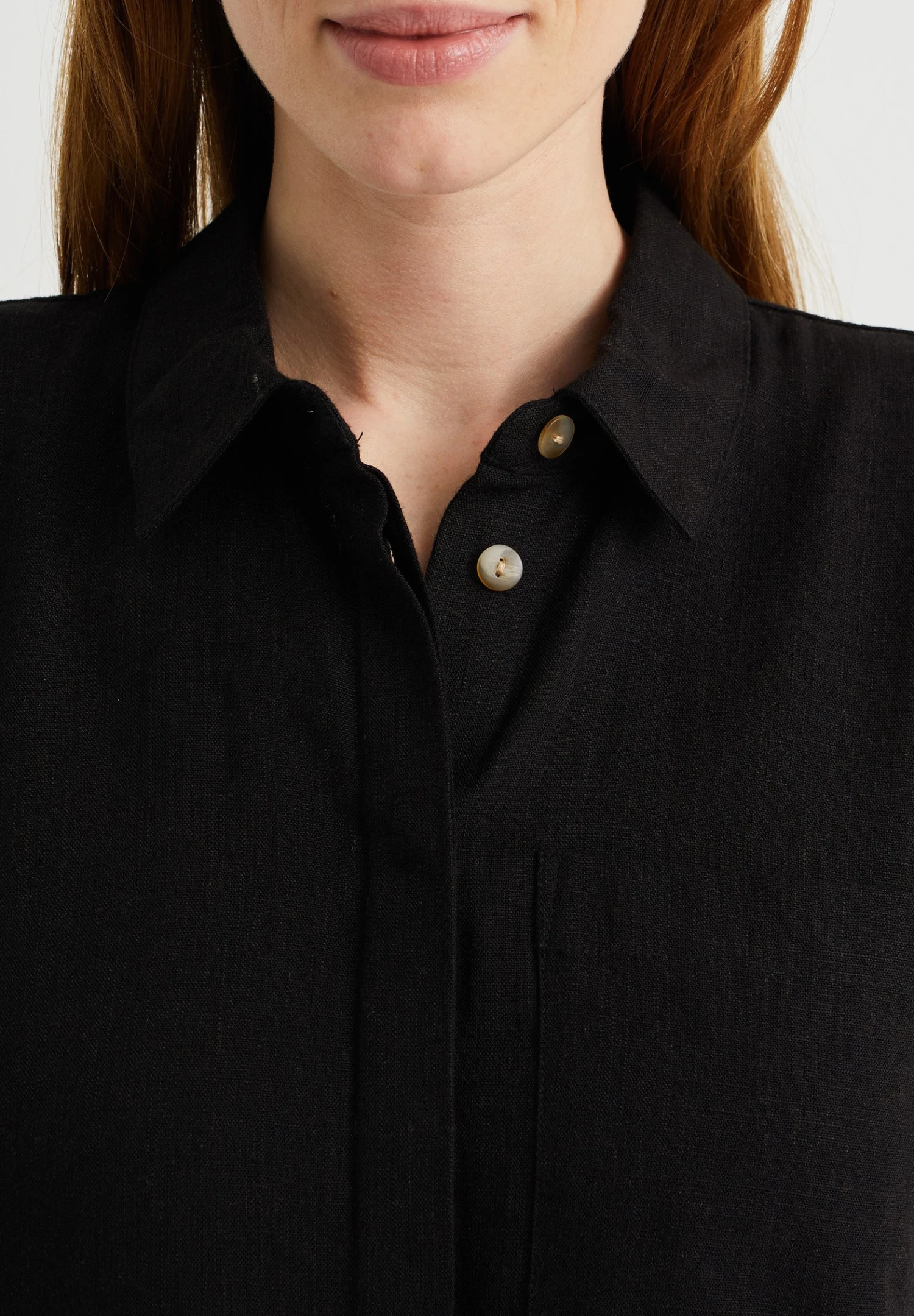 WE FASHION Van - Robe Chemise - Black 5 WE FASHION Van - Robe Chemise - Black – Image 3