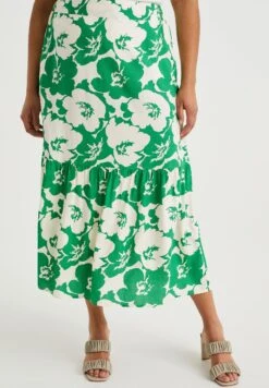 WE FASHION Curve - Jupe Longue - White