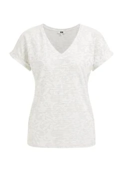 WE FASHION Met Glittergaren - T-Shirt Imprimé - White -We Fashion Soldes Boutique 29eb6a98420645f2a9b061d4d3bfa4b3
