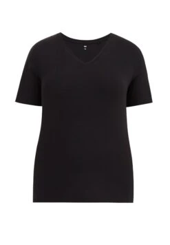 WE FASHION Curve - T-Shirt Basique - Black 12 WE FASHION Curve - T-Shirt Basique - Black -We Fashion Soldes Boutique 2b1500c6d85a4607ad8e875a41644e41