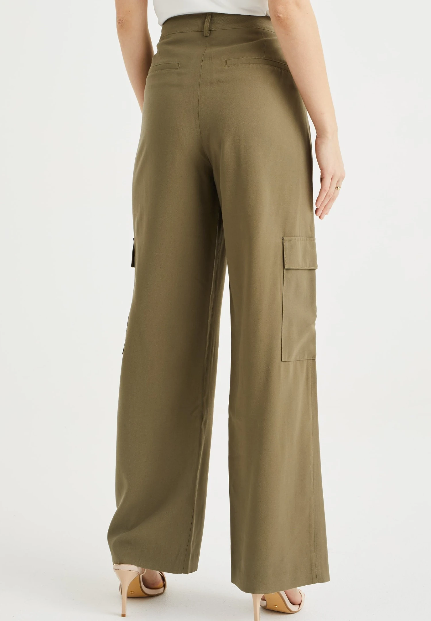 WE FASHION Pantalon Cargo - Green 5 WE FASHION Pantalon Cargo - Green – Image 3