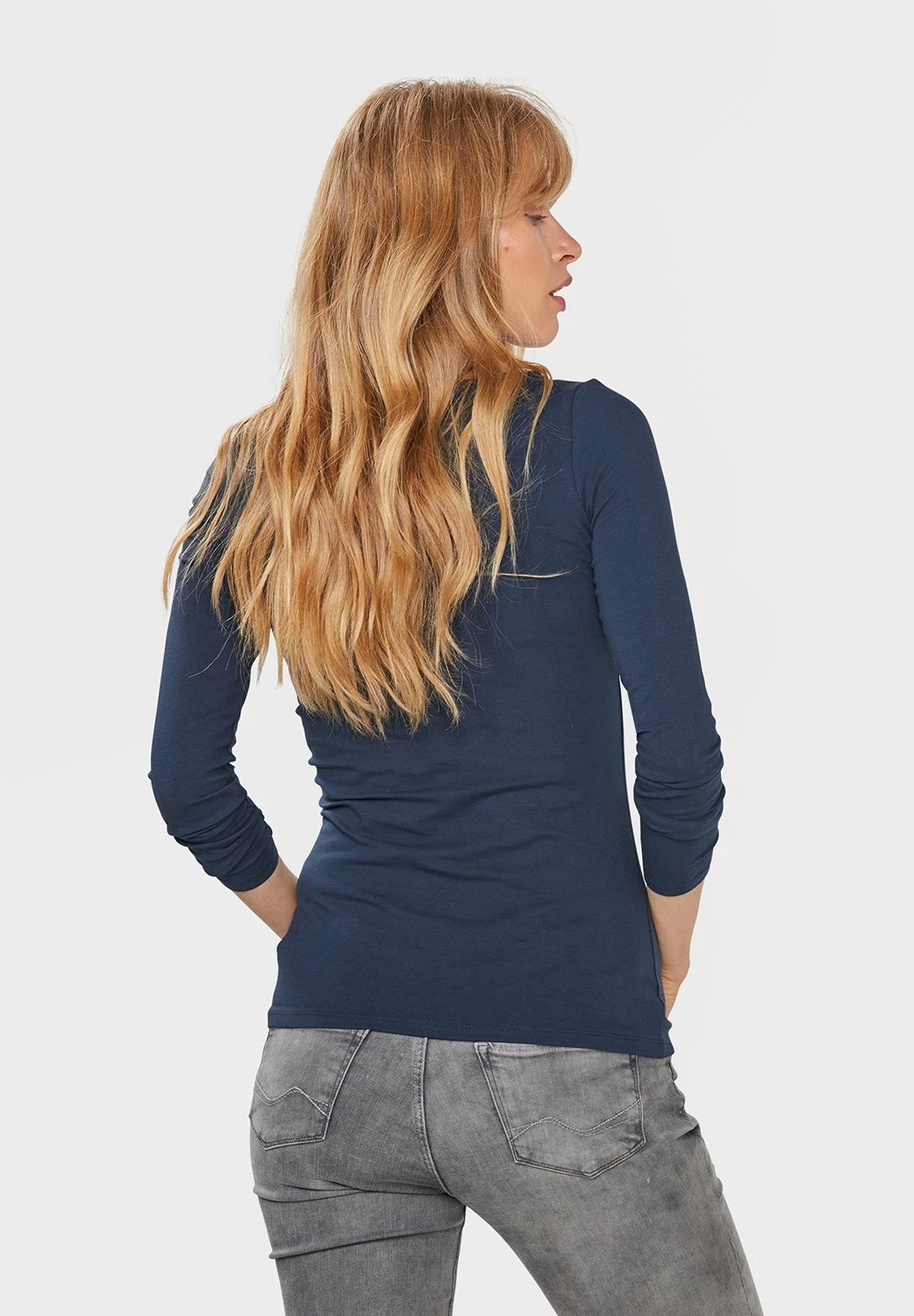 WE FASHION T-Shirt À Manches Longues - Blue 5 WE FASHION T-Shirt À Manches Longues - Blue – Image 3