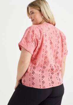 WE FASHION Curve - Blouse - Pink 9 WE FASHION Curve - Blouse - Pink -We Fashion Soldes Boutique 2bfff811975b496fb01ee1878fd6b099