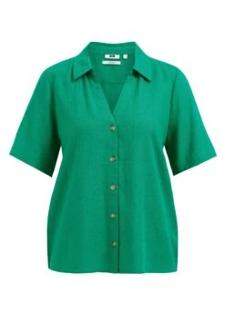 WE FASHION Van Mix - Chemisier - Green -We Fashion Soldes Boutique 2dfebec509ae45ce98ddf4a00e166fae