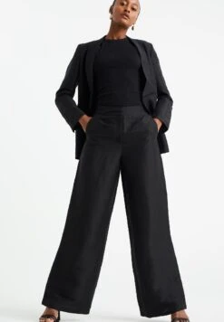 WE FASHION We Studio - Pantalon Classique - Black -We Fashion Soldes Boutique 2e1fa3a1ca47478ca8039f7188ee60fe