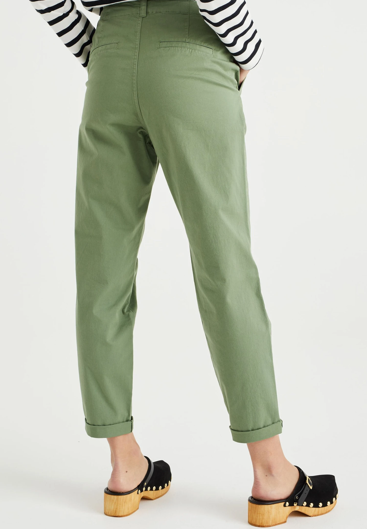 WE FASHION Regular Fit - Chino - Green 5 WE FASHION Regular Fit - Chino - Green – Image 3