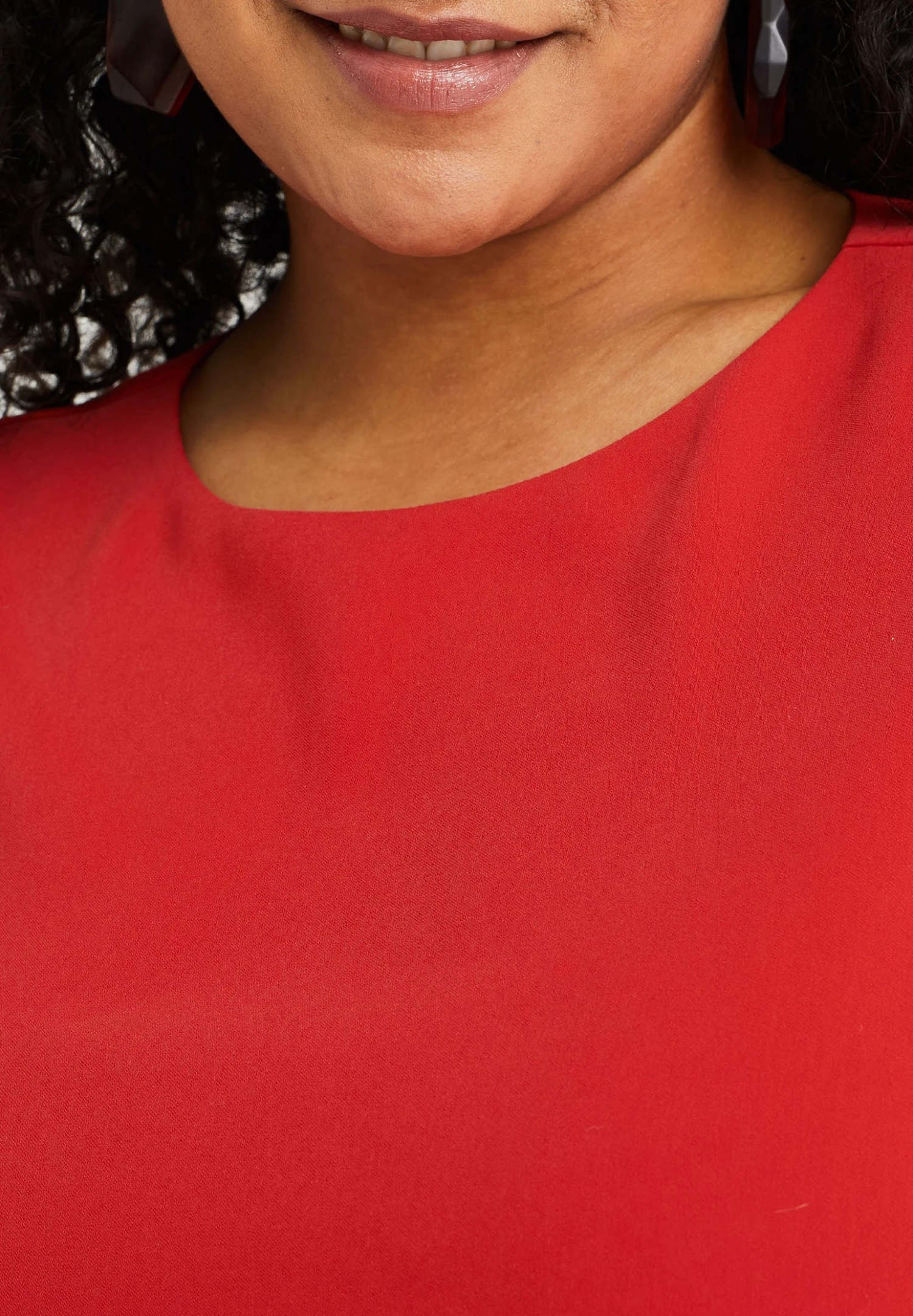 WE FASHION Curve - Robe De Soirée - Red 5 WE FASHION Curve - Robe De Soirée - Red – Image 3