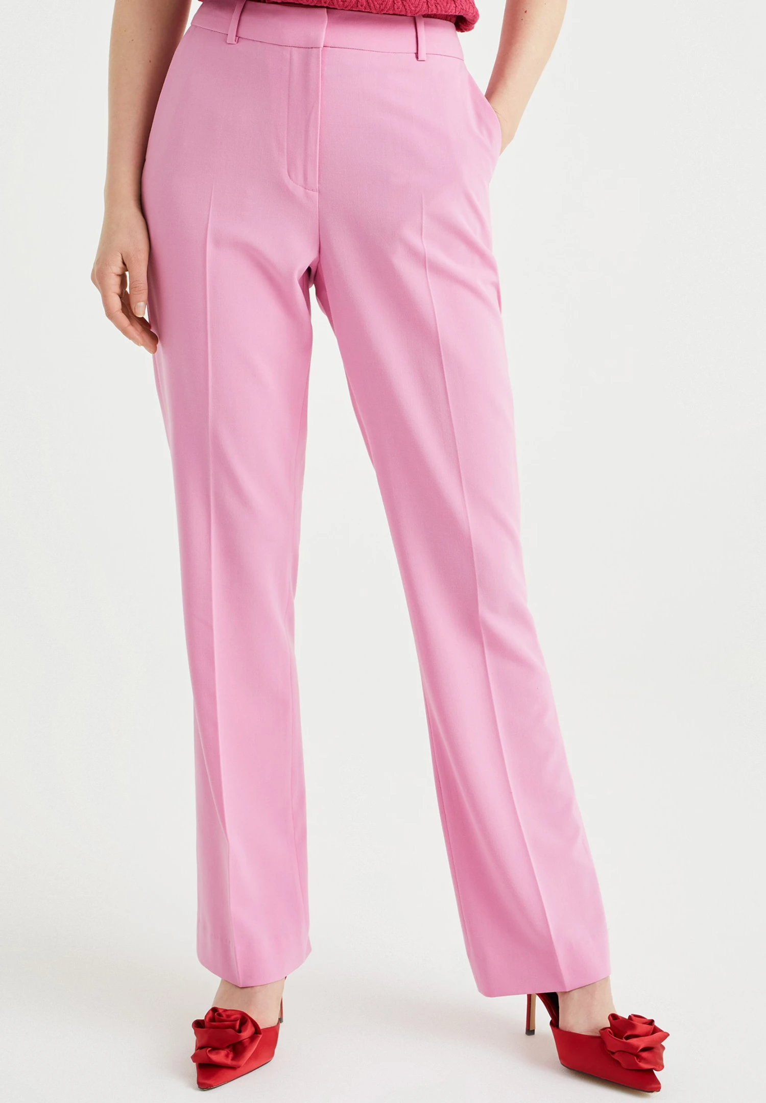 WE FASHION Regular Fit - Pantalon Classique - Pink 3 WE FASHION Regular Fit - Pantalon Classique - Pink