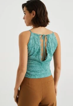 WE FASHION Van Kant - Débardeur - Green -We Fashion Soldes Boutique 305252a9f5874b14b189bb1b153cff48