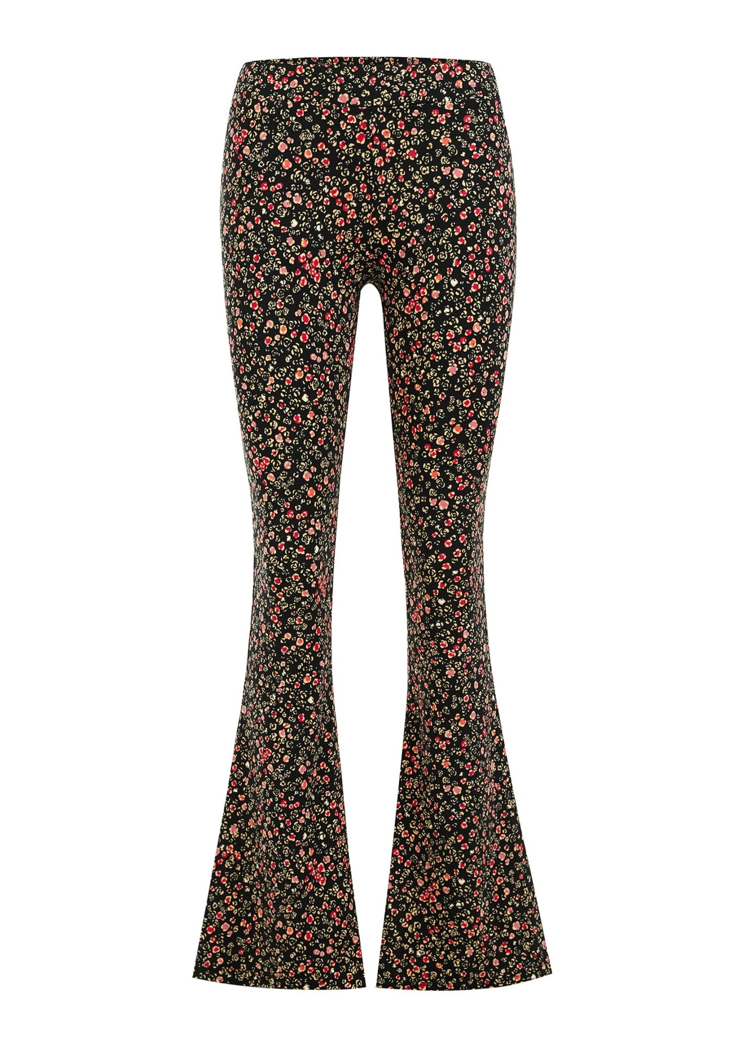 WE FASHION Flared - Collants - Black 7 WE FASHION Flared - Collants - Black – Image 5