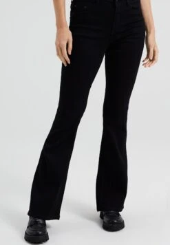 WE FASHION Stretch - Jean Flare - Black