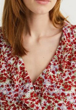 WE FASHION Ruches - Chemisier - White -We Fashion Soldes Boutique 32c0b771fe3f467db365023a1b8c174a