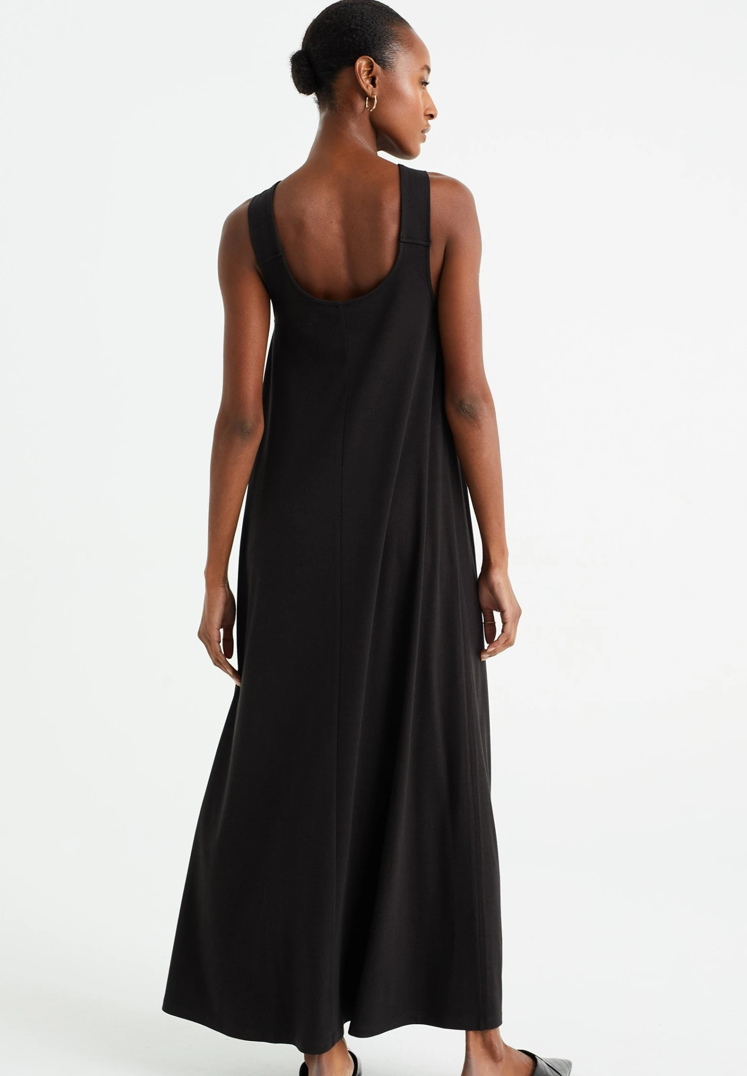 WE FASHION Met Knoopdetail - Robe Longue - Black 4 WE FASHION Met Knoopdetail - Robe Longue - Black – Image 2